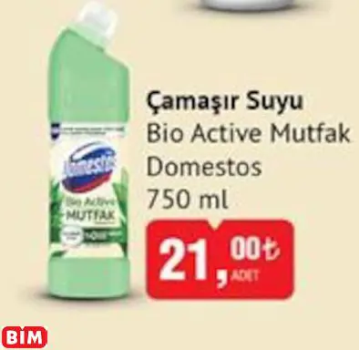 BİO ACTİVE MUTFAK DOMESTOS ÇAMAŞIR SUYU